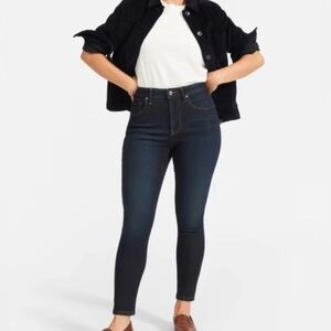 Everlane Dark Wash Authentic Stretch High-Rise Skinny Jeans Women’s Sz 24R NWT